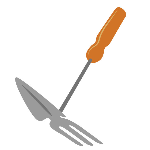 花园工具。剪贴画，铲子，耙子。松动，挖掘，清理农场图片下载