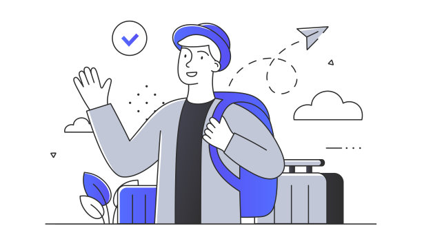 男游客矢量图图片下载