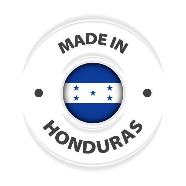 洪都拉斯制造的图形和标签。图片下载