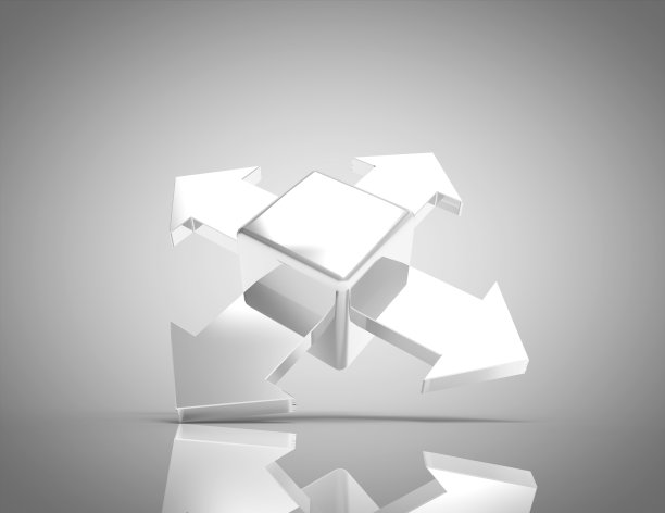 格雷上孤立的箭图片下载