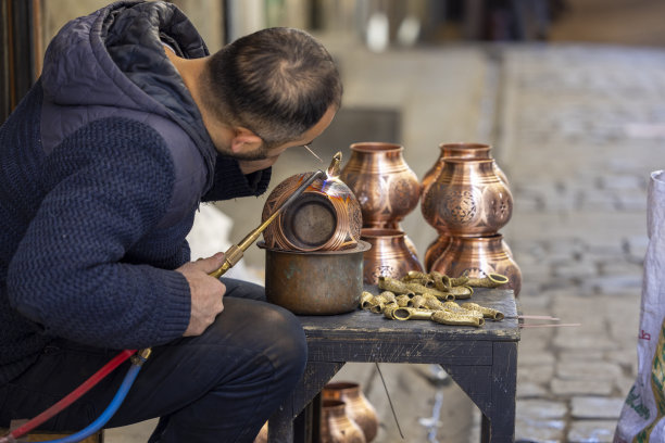 加济安泰普铜匠集市图片下载