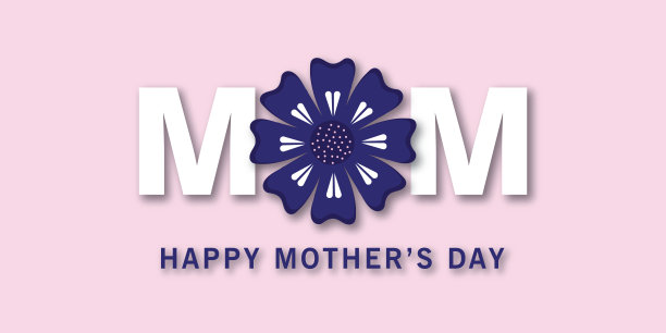 母亲节快乐美丽的花朵背景设计图片下载