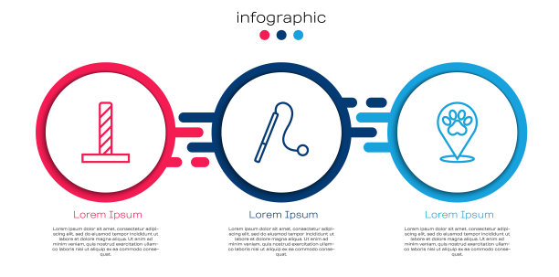 用玩具、宠物猫和兽医医院设置线猫抓柱。业务信息图表模板。向量图片下载