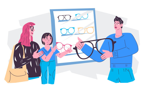 小儿眼科，诊断治疗近视，平矢分离。图片下载