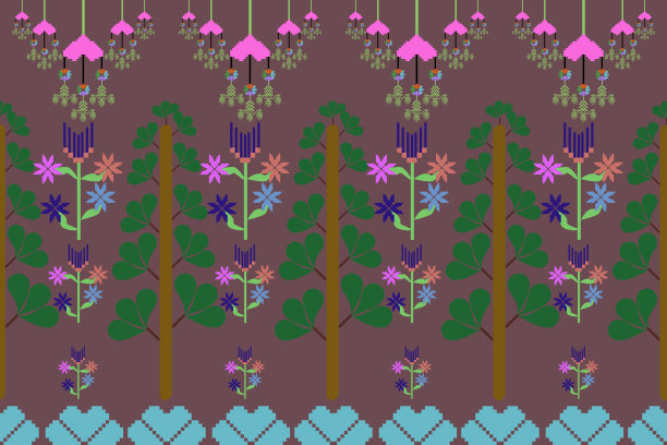 抽象民族几何图案图片下载