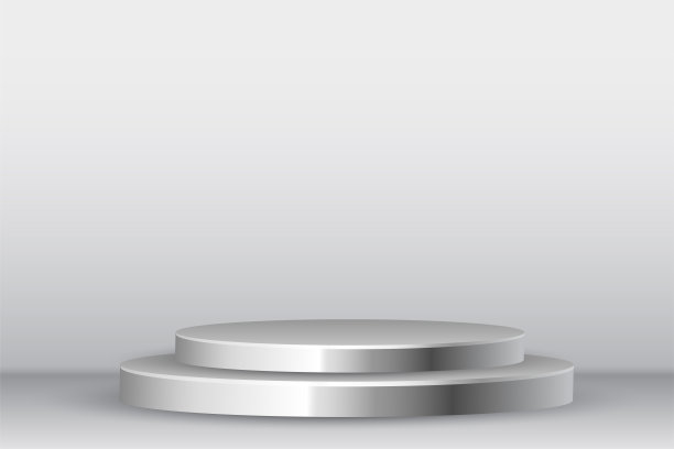 闪亮的3d圆柱平台背景，用于产品展示图片下载