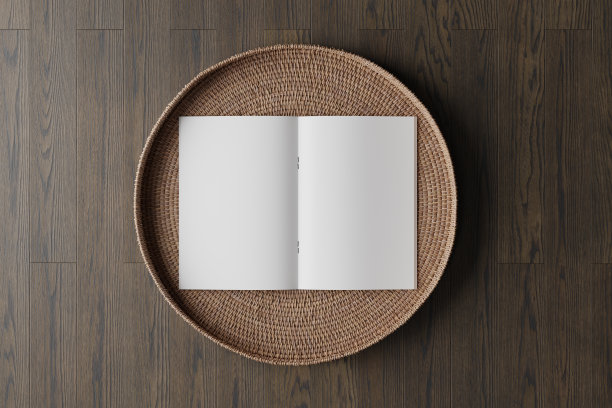 空白杂志或宣传册模型图片下载