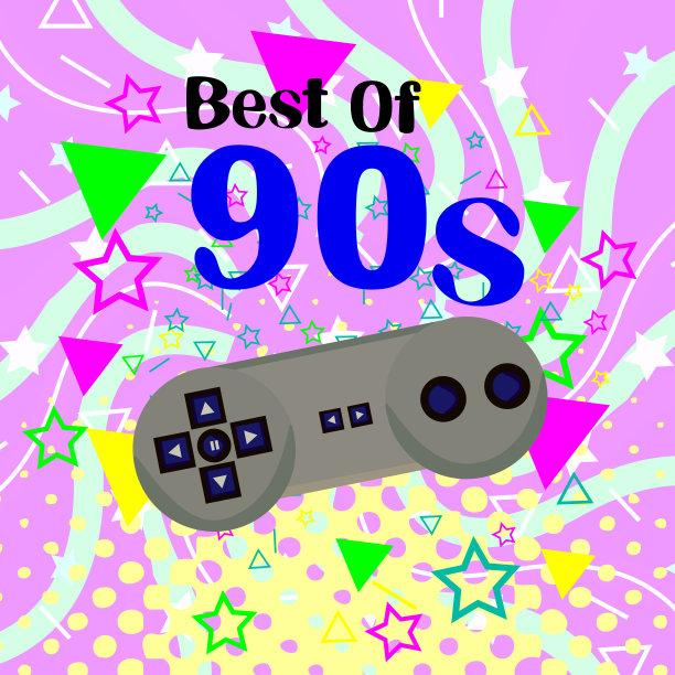 90年代复古电子游戏图片下载