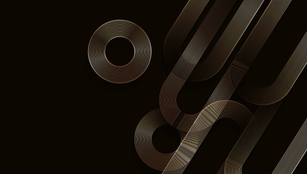 抽象的黑色和金色豪华背景图片下载