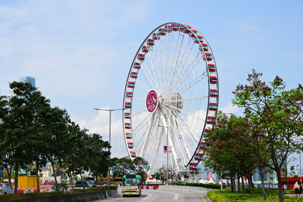 香港的观景轮图片下载