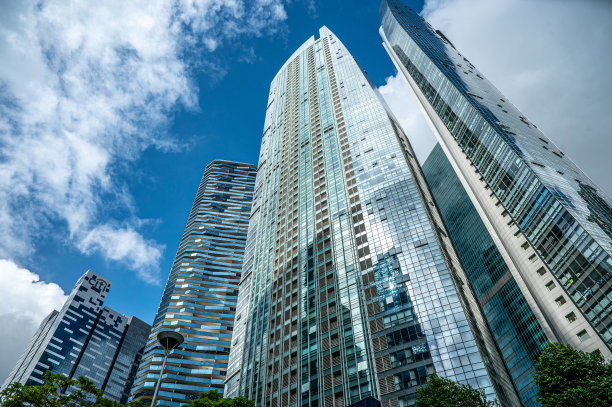 新加坡城市景观的当代城市景观。金融区城市的进步和繁荣的性质，反映了其作为全球商业中心的地位图片下载