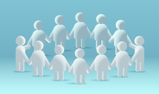 人的图标组的人的符号信息图表的人物设置水平图片下载