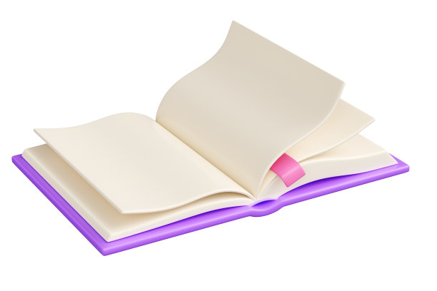 打开书3d渲染插图。图片下载