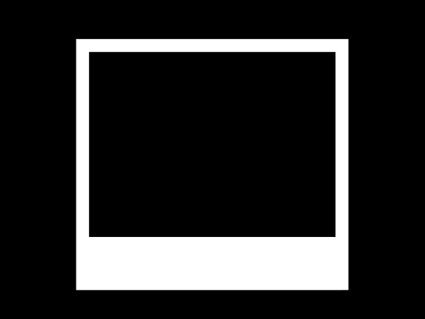 黑色的4x3相框图片下载