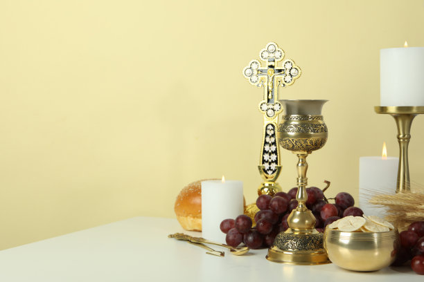 圣餐的概念或组成，文字的空间图片下载