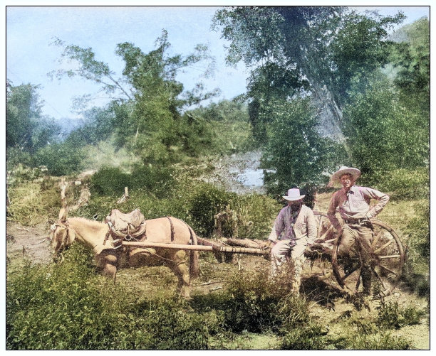 古色古色的黑白照片:古巴瓜西马斯战役图片下载