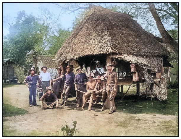 古董黑白照片:菲律宾图片下载