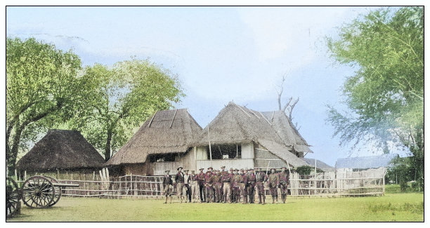 古色古香的黑白照片:菲律宾圣罗克图片下载