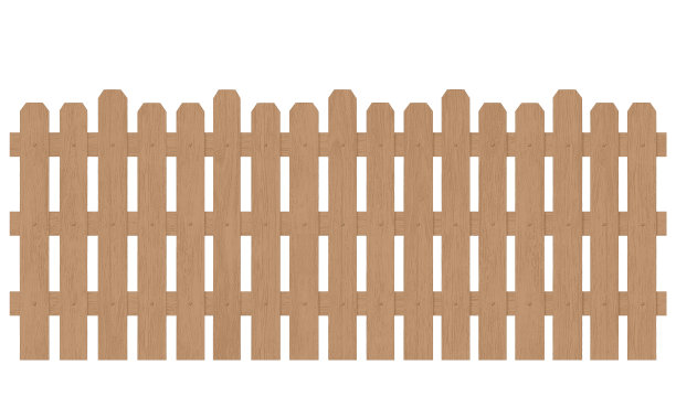 棕色木栅栏图片下载