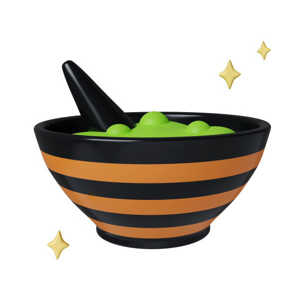 3d万圣节毒药图标。万圣节的传统元素。图标隔离在灰色背景。3d渲染图。剪切路径。图片下载