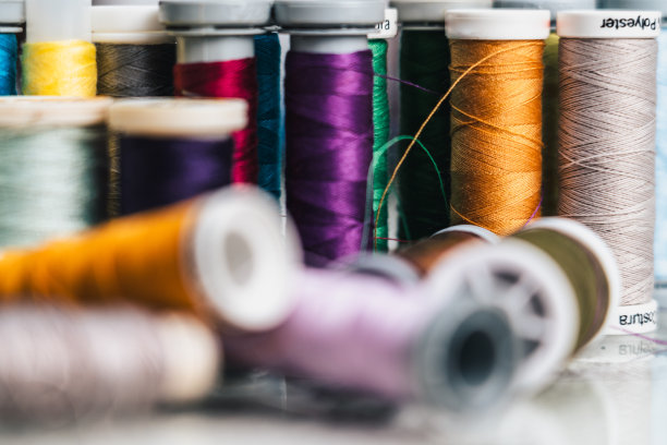 水平照片细节彩色线轴手工缝制图片下载