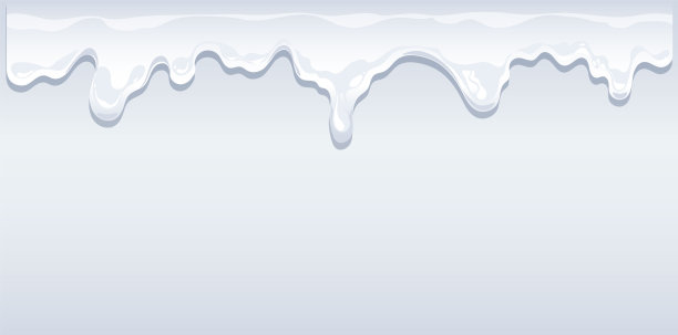 面霜乳顺滑融旗。矢量平面卡通图形设计插图图片下载