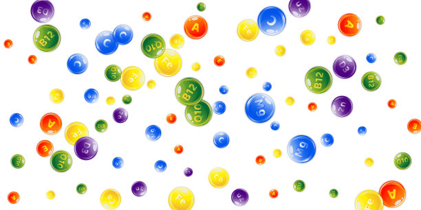 维生素和矿物质复合物。复合维生素图片下载