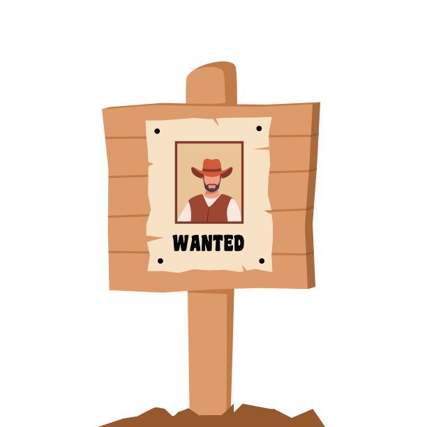 复古狂野西部通缉海报与旧纸纹理。老式通缉海报，描述逮捕罪犯时的奖励，中间是牛仔照片。土匪照片。向量。图片下载