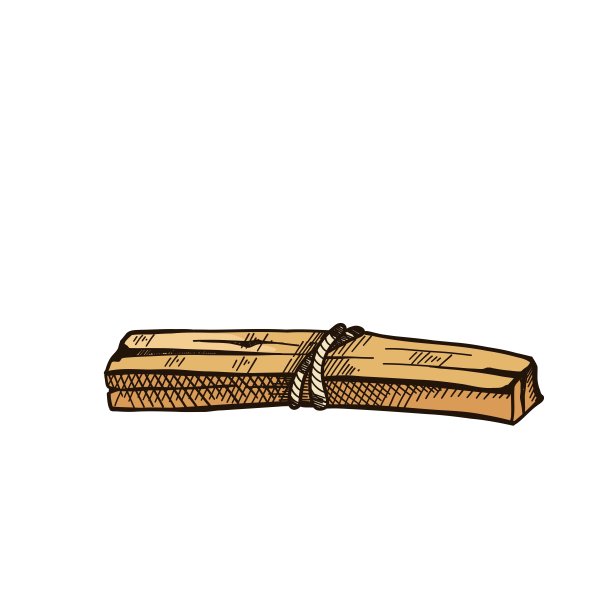 加州圣。手绘棍棒。芳香疗法用于冥想和放松，芳香木材，素描风格绘画。拉丁美洲用烟烧香。瑜伽和深奥的。矢量图图片下载