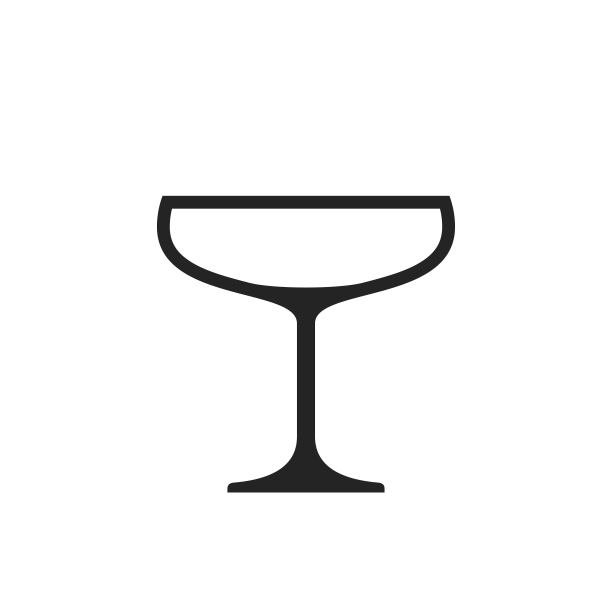 代基里酒杯图标。白酒和饮料的标志。孤立矢量图像图片下载