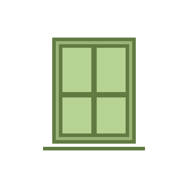 窗口图标矢量模板插图设计图片下载