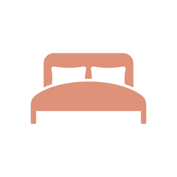 床图标矢量模板插图设计图片下载