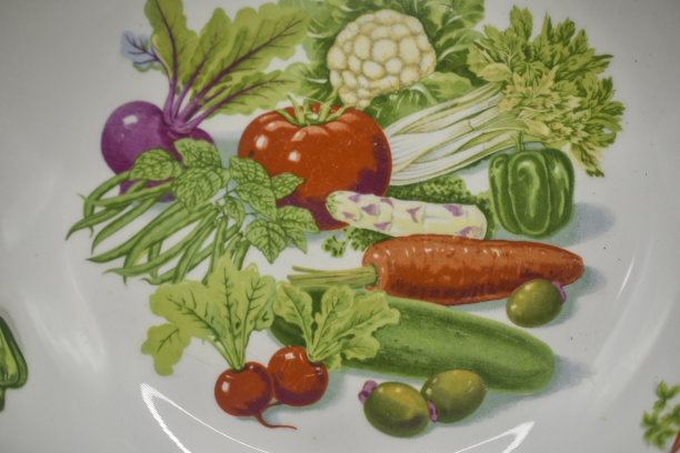 复古餐盘图片下载