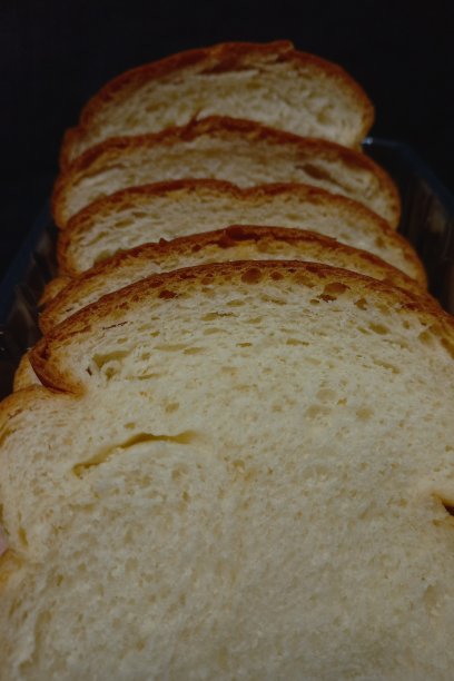 面包或面包片新鲜美味，质地美观，颜色洁白，即食图片下载