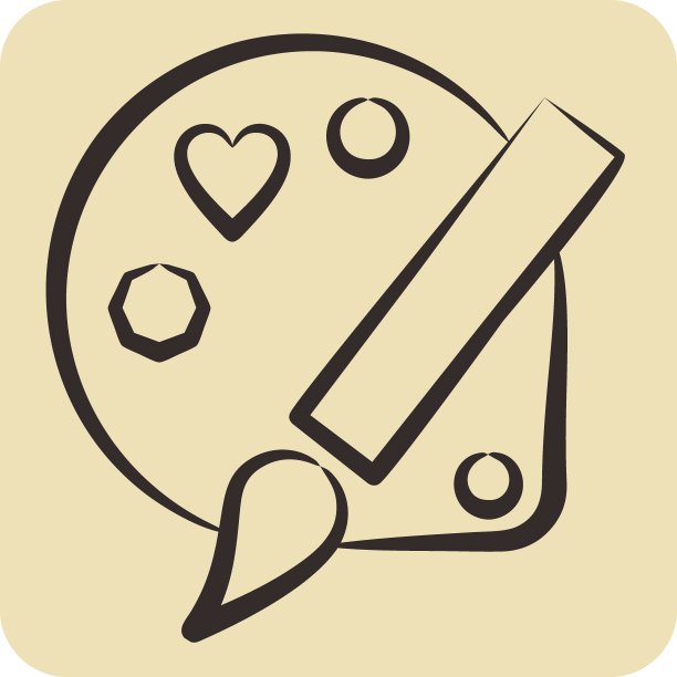 图标艺术。相关的照片和插图符号。手绘风格。简单的设计说明图片下载