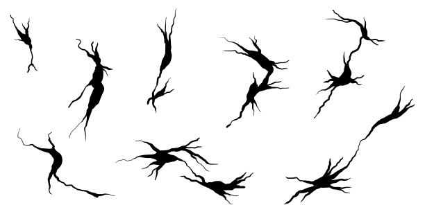 手绘裂纹墙壁、地面、玻璃、鸡蛋涂鸦素材矢量图图片下载