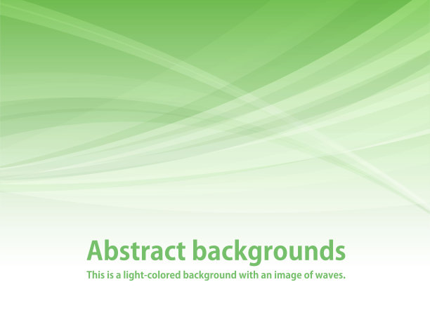 抽象的背景图像与美丽的波浪线流动在天空-淡绿色图片下载