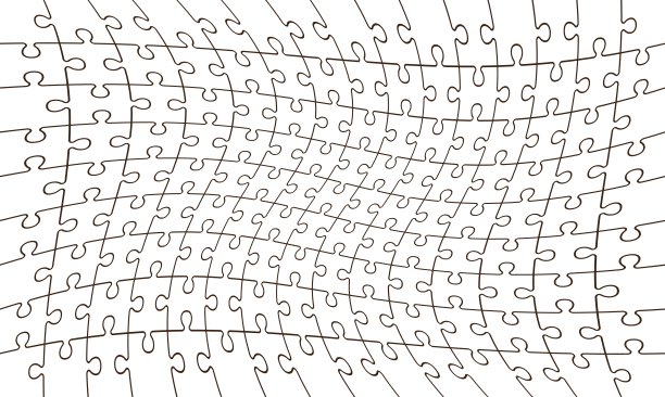 拼图片矢量插图背景。团队和设计的抽象模式图片下载
