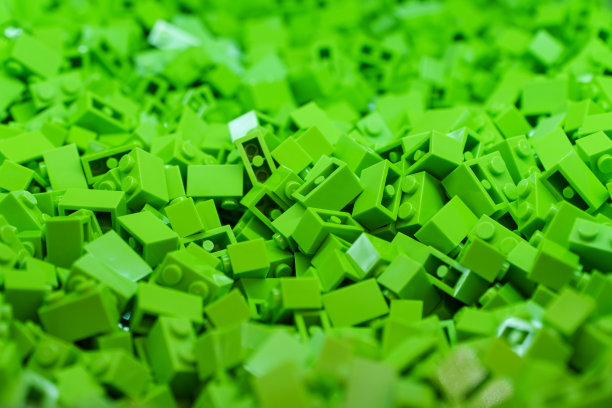 绿色玩具部件背景图片下载