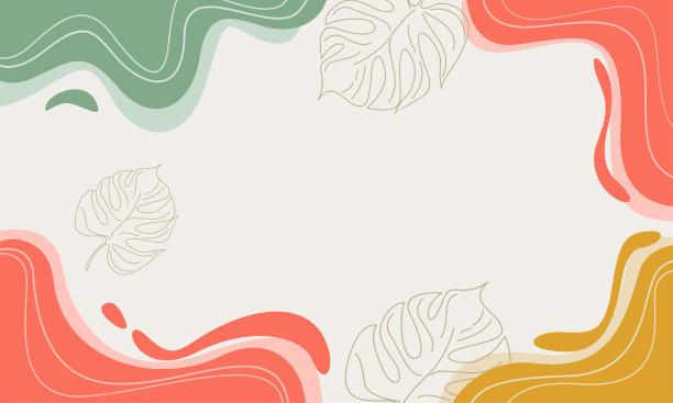 手绘抽象涂鸦美学背景图片下载