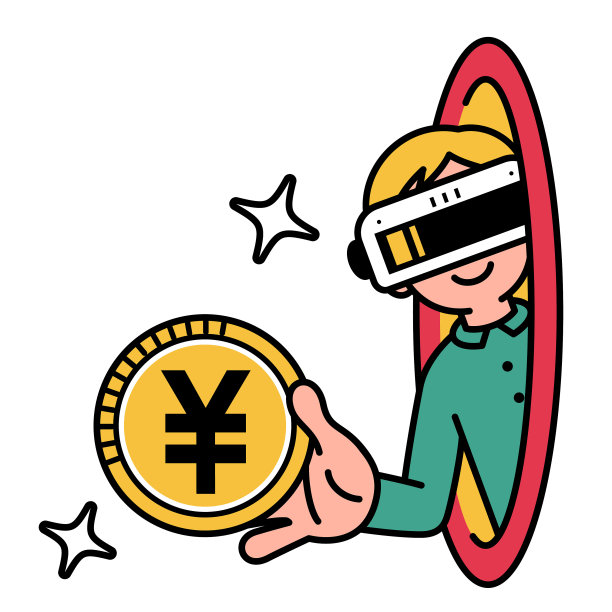 男孩戴着VR眼镜从虚拟洞穴进入元宇宙并赠送金钱图片下载