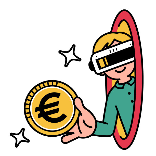 男孩戴着VR眼镜从虚拟洞穴进入元宇宙并赠送金钱图片下载