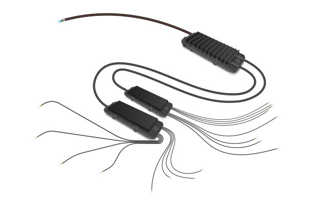 无源光网络设备。图片下载