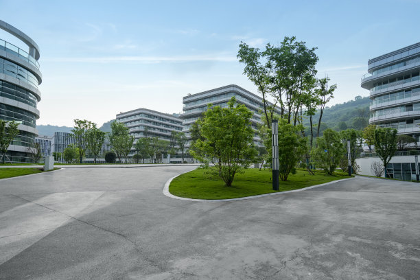 中国重庆科技园园区广场及办公楼图片下载