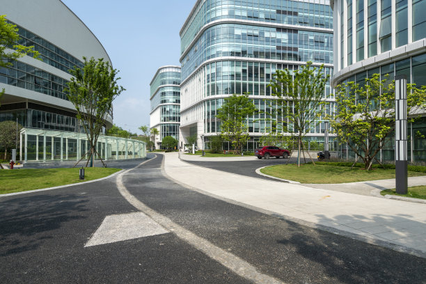 中国重庆科技园园区广场及办公楼图片下载