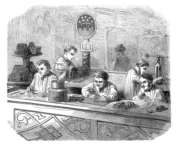 从1867年的展览宫开始。荷包在法国部分机器画廊生产图片下载