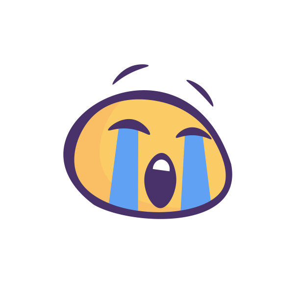 表情可爱的卡通风格暗轮廓线图片下载