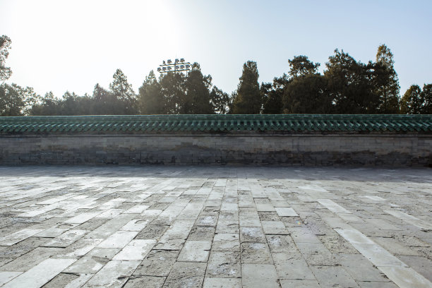 北京天坛公园祈年殿汽车广告的背景图片图片下载