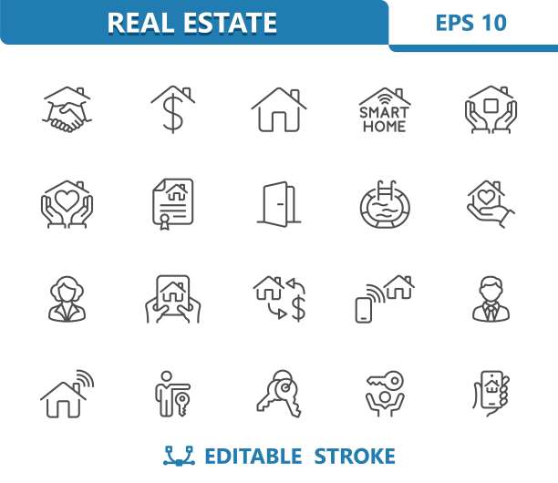 房地产图标。房子，家，家庭图片下载