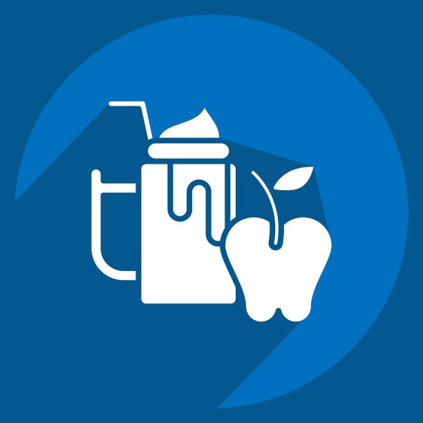 苹果图标。与健康食品有关的标志。长影式。简单的设计说明图片下载